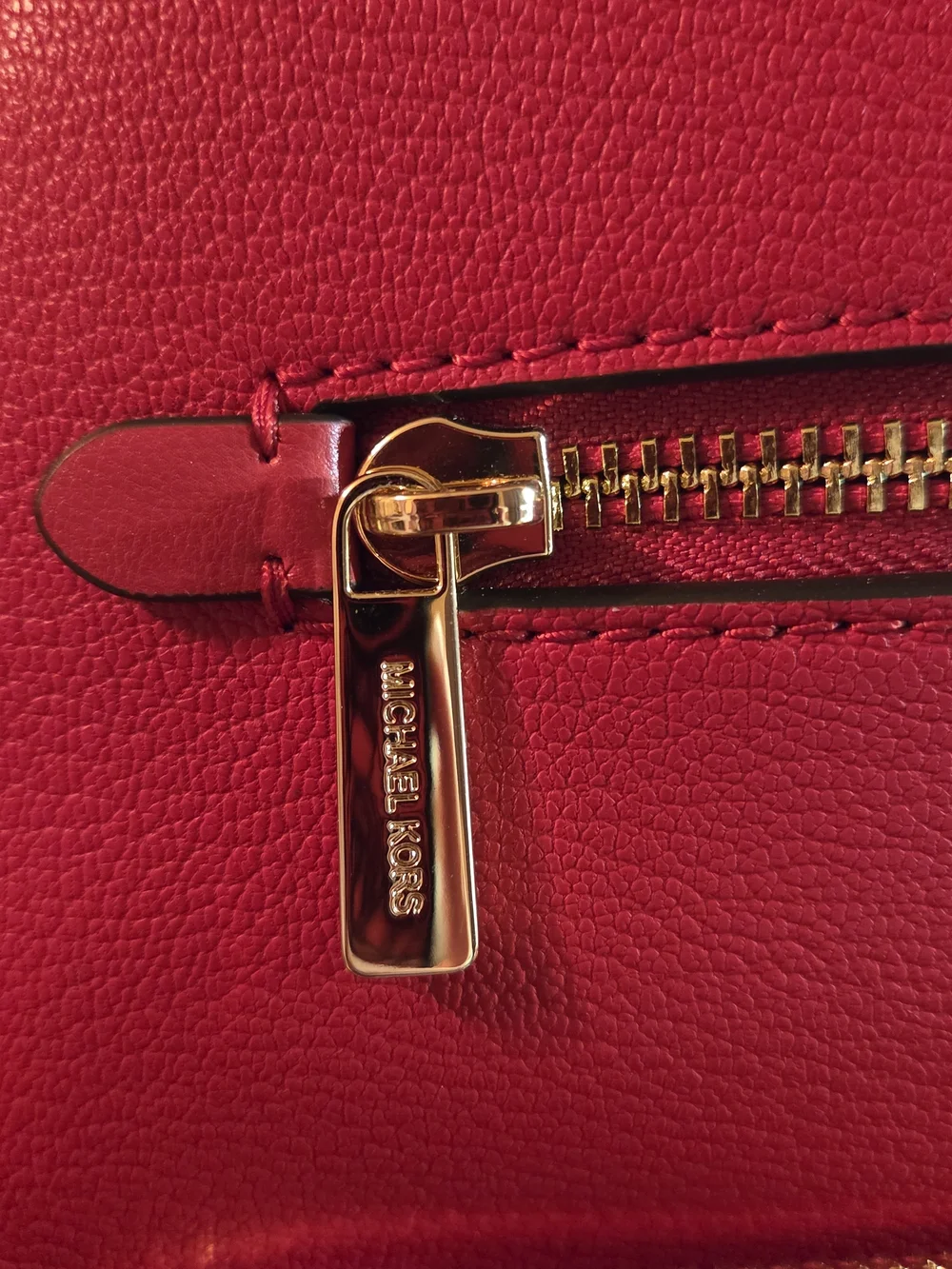 NWT Michael Kors Red Jet Set Backpack